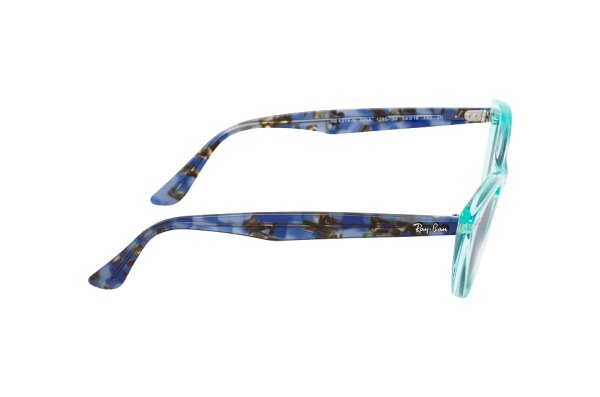   Ray-Ban Nina RB4314N-1285-3M Transparent  Light Green / Striped Blue | Gradient Blue