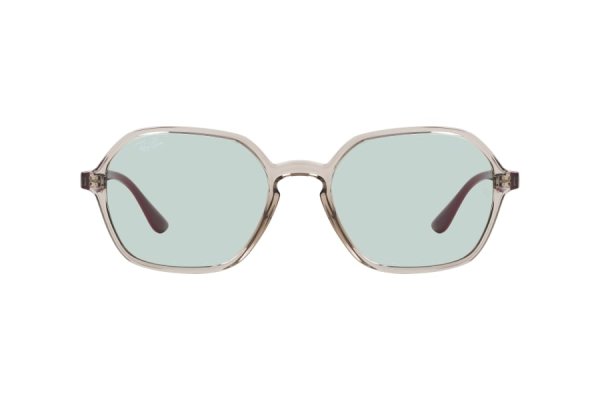   Ray-Ban Octagonal Evolve RB4361-6572-Q5 Transparent Grey / Green to Blue Photochromatic