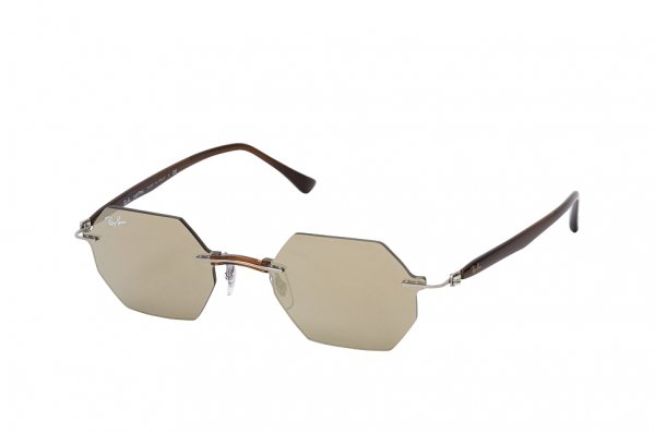   Ray-Ban Octagonal LightRay RB8061-159-5A Brown | Light Brown Mirror