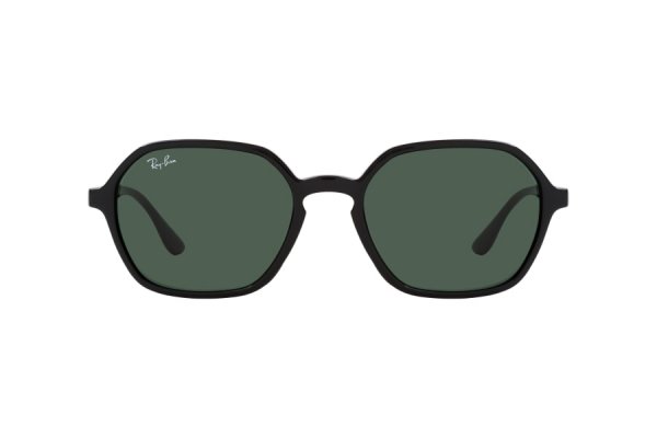   Ray-Ban Octagonal RB4361-601-71 Black | Natural Green