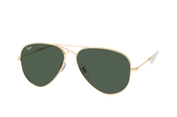   Ray-Ban Old Aviator RB3825-001-31 Arista | Natural Green (G-15XLT)