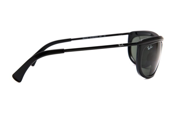  Ray-Ban Olympian I RB4109-601 Black | Natural Green (G-15XLT)