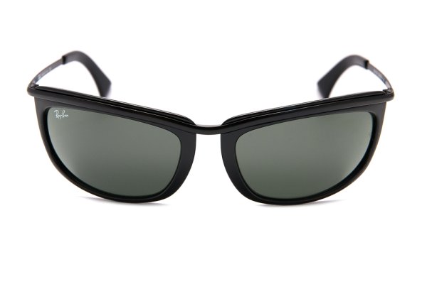   Ray-Ban Olympian I RB4109-601 Black | Natural Green (G-15XLT)