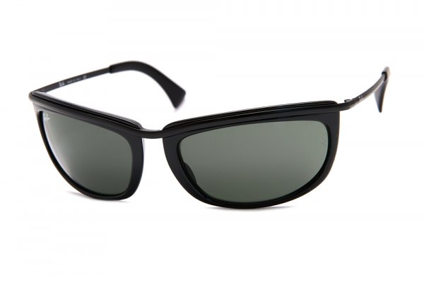   Ray-Ban Olympian I RB4109-601 Black | Natural Green (G-15XLT)