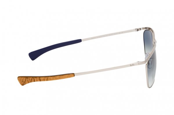   Ray-Ban Olympian II Deluxe RB3619-003-3F Silver | Light Blue Gradient