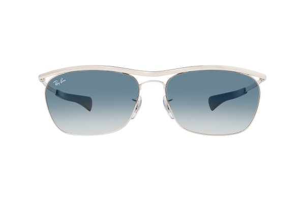   Ray-Ban Olympian II Deluxe RB3619-003-3F Silver | Light Blue Gradient