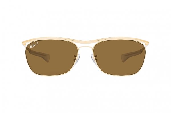   Ray-Ban Olympian II Deluxe RB3619-9196-57 Arista | Natural Brown Polarized