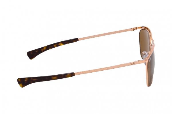   Ray-Ban Olympian II Deluxe RB3619-9202-33 Bronze | Natural Brown