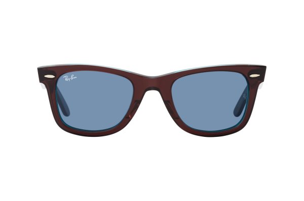 ������������ ������� Ray-Ban Original Wayfarer RB2140-1446-R5 Transparent Dark Brown | Dark Blue