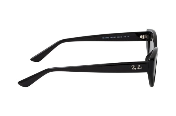   Ray-Ban Oval Bio-Based RB4457D-6677-87 Black | Dark Grey