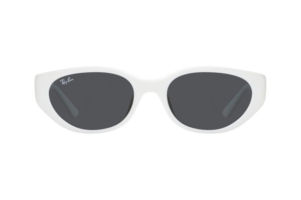   Ray-Ban Oval Bio-Based RB4457D-6772-87 White | Dark Grey