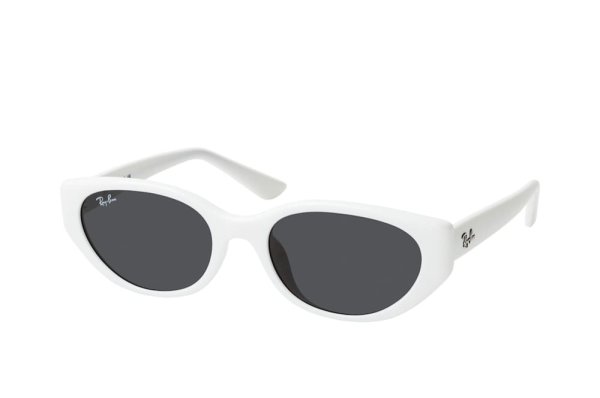   Ray-Ban Oval Bio-Based RB4457D-6772-87 White | Dark Grey