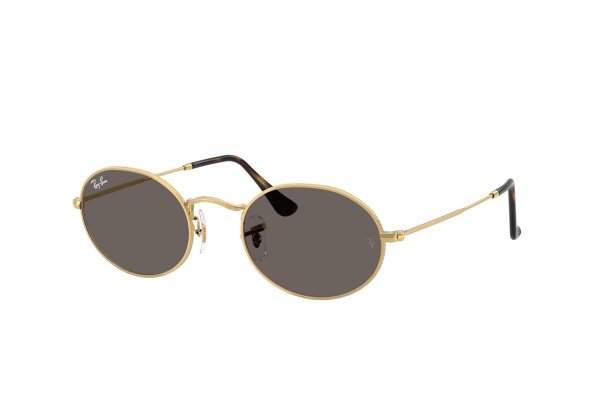   Ray-Ban Oval Flat Lenses RB3547N-001-B1 Arista | Dark Grey