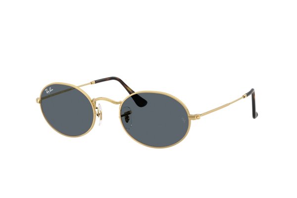   Ray-Ban Oval Flat Lenses RB3547N-001-R5 Arista | Dark Blue