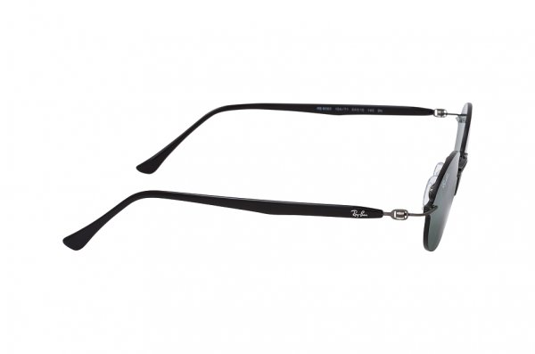   Ray-Ban Oval LightRay RB8060-154-71 Gunmetal | Green