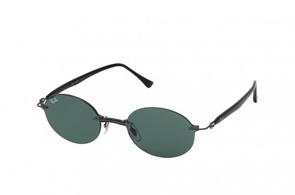   Ray-Ban Oval LightRay RB8060-154-71 Gunmetal | Green