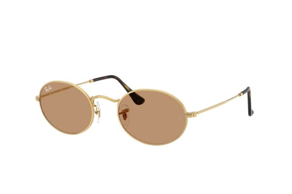   Ray-Ban Oval RB3547-001-53 Arista | Light Brown