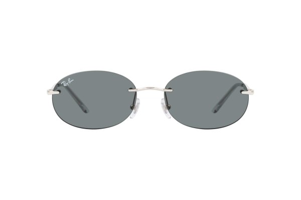�������������� ���� Ray-Ban Oval RB3767-003-87 Silver | Dark Grey