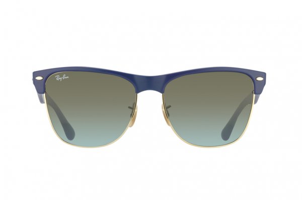   Ray-Ban Oversized Clubmaster RB4175-880-96 Matt Blue | Blue Faded Brown