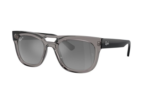   Ray-Ban Phil RB4426-6725-82 Transparent Grey / Black | Grey Mirror
