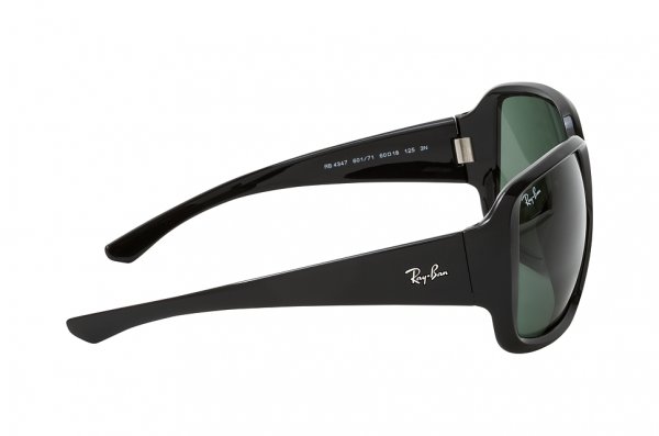   Ray-Ban Powderhorn RB4347-601-71 Black | Natural Green