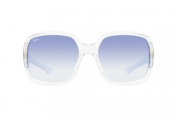   Ray-Ban Powderhorn RB4347-6325-19 Transparent | Light Blue Gradient