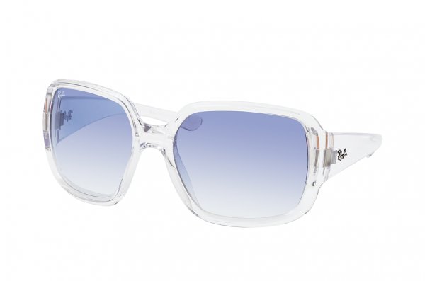   Ray-Ban Powderhorn RB4347-6325-19 Transparent | Light Blue Gradient