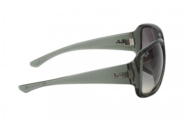 Sunglasses Ray-Ban Powderhorn RB4347-6530-11 Transparent Dark Grey | Light Grey Gradient