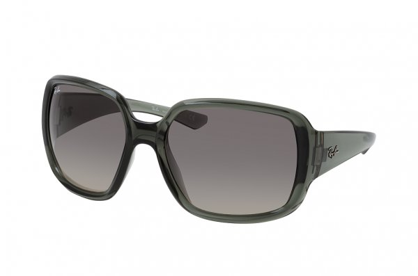 Sunglasses Ray-Ban Powderhorn RB4347-6530-11 Transparent Dark Grey | Light Grey Gradient
