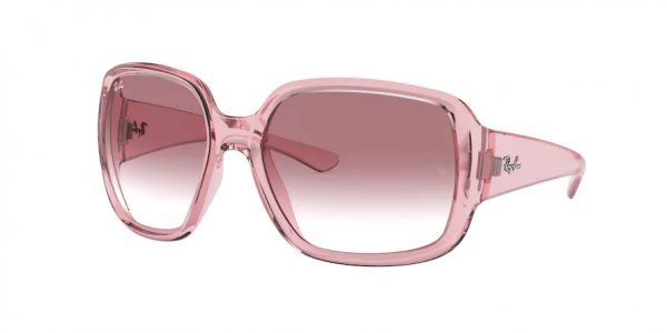   Ray-Ban Powderhorn RB4347-6533-8H Transparent Light Pink | Light Pink Gradient