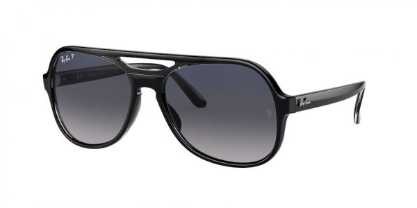 Sunglasses Ray-Ban Powderhorn RB4357-6545-78 Black | Dark Blue Gradient Polarized
