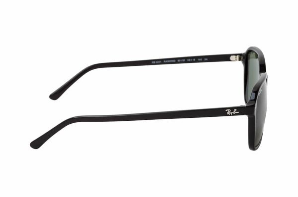 Sunglasses Ray-Ban Raimond RB2231-901-31 Black | Natural Green