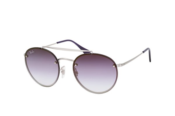 RB3614N 9142/0U Ray-Ban Round Double Bridge Flat Lenses