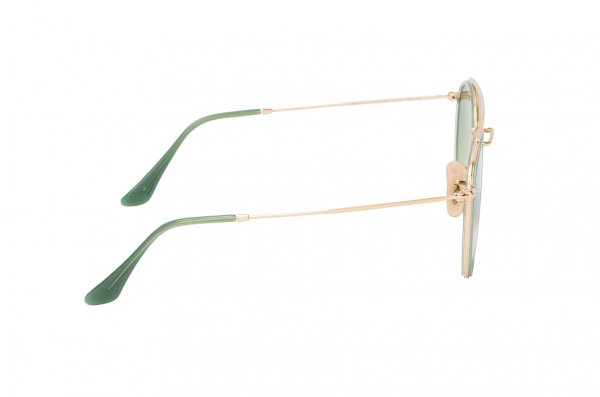   Ray-Ban Round Double Bridge RB3647N-9122-4M Dark Arista | Green Gradient