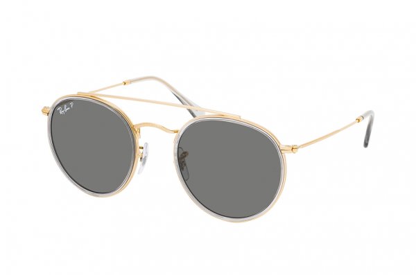  Ray-Ban Round Double Bridge RB3647N-9210-48 Arista | Black