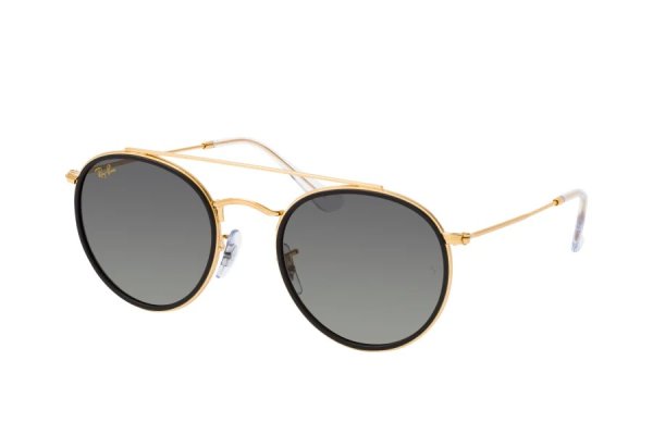   Ray-Ban Round Double Bridge RB3647N-9238-71 Arista | Green / Grey