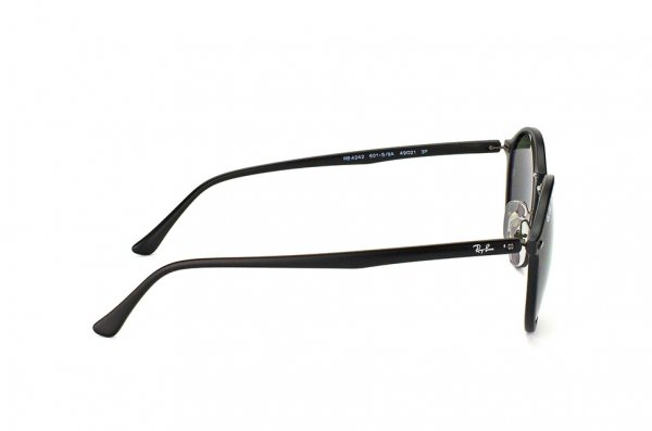   Ray-Ban Round II LightRay RB4242-601S-9A Black| APX Grey/Green Polarized