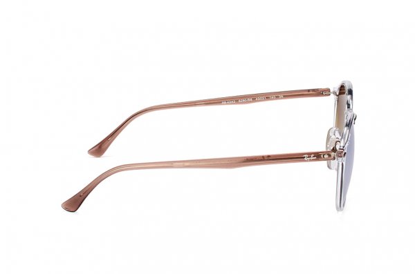   Ray-Ban Round II LightRay RB4242-6290-B8 Transparent White / Brown | Light Brown