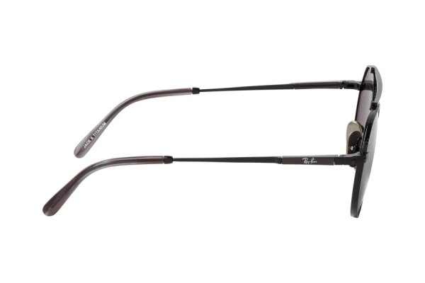   Ray-Ban Round II Titanium RB8237-3141-K8 Black | Dark Grey Polarized