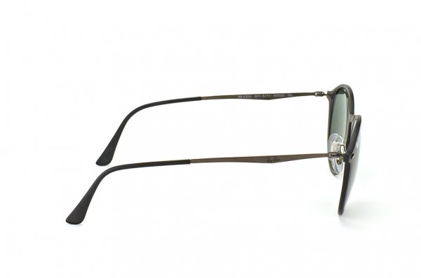   Ray-Ban Round LightRay RB4224-601S-71 Matt Black| APX Grey/Green 