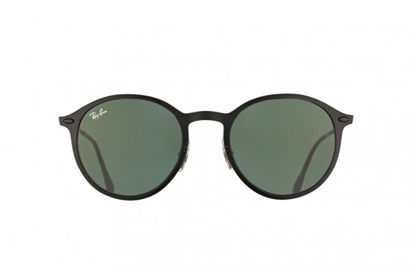   Ray-Ban Round LightRay RB4224-601S-71 Matt Black| APX Grey/Green 