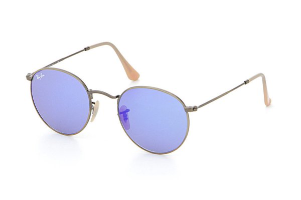 RB3447 167/68 Ray-Ban Round Metal Flash Lenses