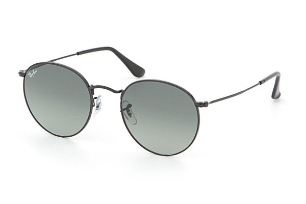RB3447N 002/71 Ray-Ban Round Metal Flat Lenses