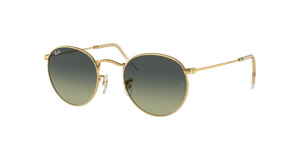   Ray-Ban Round Metal RB3447-001-BH Arista | Green Gradient