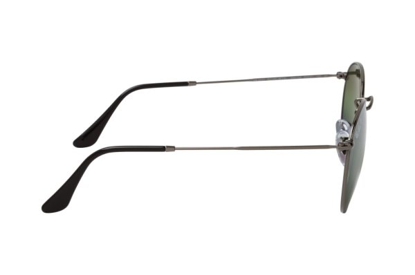   Ray-Ban Round Metal RB3447-004-G4 Gunmetal | Green Gradient Polarized