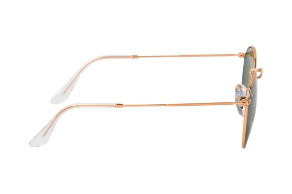   Ray-Ban Round Metal RB3447-9202-31 Rose Gold | Natural Green