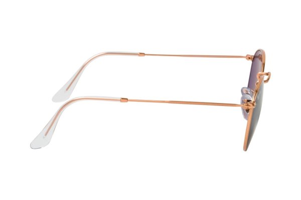   Ray-Ban Round Metal RB3447-9202-R5 Rose Gold | Dark Blue