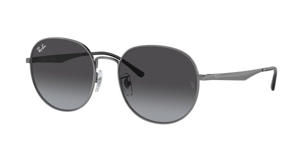  Ray-Ban Round RB3727D-004-8G Gunmetal | Grey Gradient