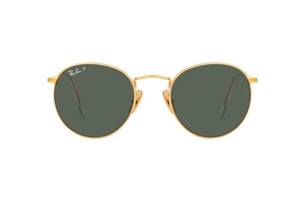  Ray-Ban Round Titanium RB8247-9216-58 Arista | Natural Green Polarized