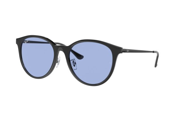   Ray-Ban Round Youngster RB4334D-601-80 Black | Light Blue